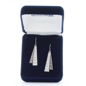 Montana Silversmiths Western Deco Trail Earrings (ER3640)